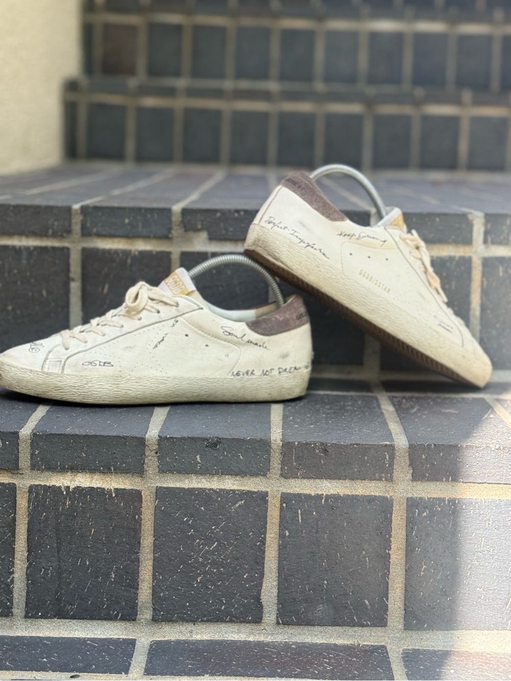 Golden Goose Men’s Ltd Edition Leather Superstar Sneakers - White/gray, US9/IT42